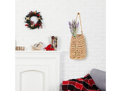 ボヘミアンウォールパニエホームデコデコレーションラウンドプレートアートドローイング