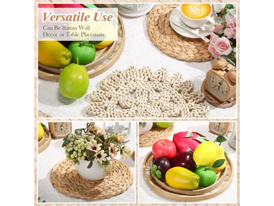 コースタルウォールデコホームラスティッククリアランスウィッカーデコレーションバンブー