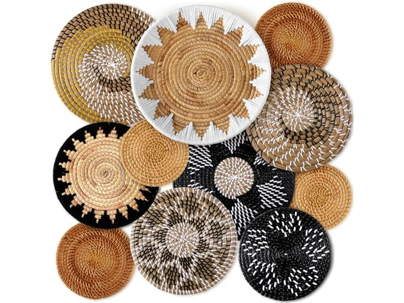 ボーホールームデコ ベッドルーム用リビングウォール カラフルな沿岸風