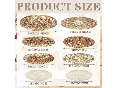 ハンド織りウォールデコ ラウンドハンドメイド装飾吊り下げ