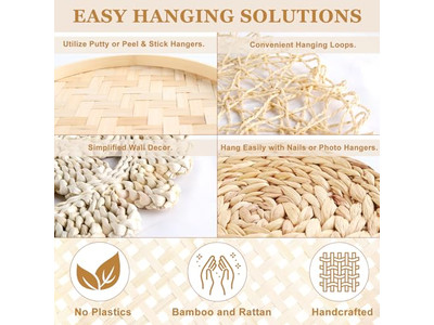 マクラメウォールアートデコレーションボヘミアンデコカラフルボヘミアインテリア